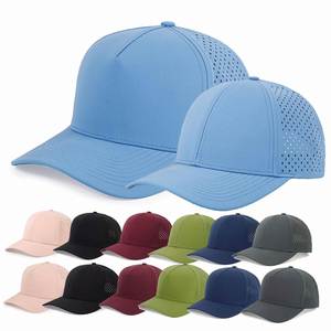 Gorra de Golf de 6 Paneles con Logotipo Personalizado, Perforada con Láser, para Hombre, Gorra Deportiva Impermeable de Béisbol, Gorra de 5 Paneles - Product Image 1