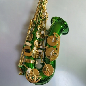 Vendita diretta della fabbrica E-flat <span class=keywords><strong>sassofono</strong></span> contralto in lacca <span class=keywords><strong>blu</strong></span> brillante ottone intagliato strumento per l'apprendimento Eb Tone - Product Image 3