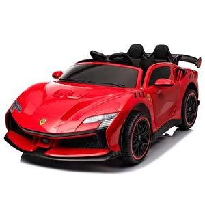 Moto électrique de course pour enfants, écologique, verte, bleue, rose, noire, avec repose-pieds pliables et bouton de klaxon - Product Image 1