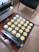 25 trous de haute qualité commerciale gaufre crêpe électrique pofferjrt gaufrier à vendre