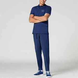 Unisexe 100% coton pour polos 180 grammes usine vente en gros OEM imprimé solide broderie Logo 180 tissé blanc Golf hommes - Product Image 3