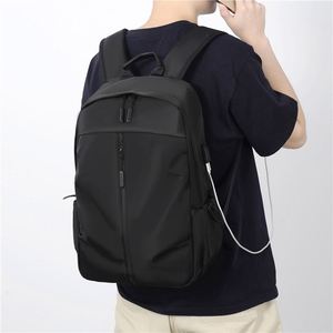 Large Capacity Double Shoulder <b>Laptop</b> <b>Backpack</b> Durable Nylon Lining Zipper for High School College Luxury Classic Travel - Product Image 3