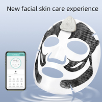 Máquina de Terapia Facial por Microcorriente, Aplicación con Mini Programa de Control, Masajeador Facial, Reafirmación de la Piel, Estimulación de la Absorción, Equipo de Belleza