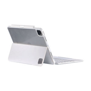 ใหม่ที่ครอบคีย์บอร์ดไร้สาย IR สำหรับ <span class=keywords><strong>iPad</strong></span> <span class=keywords><strong>Pro</strong></span> 11 "<span class=keywords><strong>iPad</strong></span> Air5/Air4 10.9" 7-RGB USB-C backlit SCISSOR TPU สีสันสดใส - Product Image 4