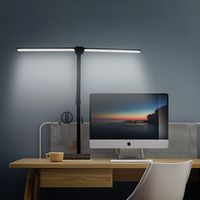 Lampe de bureau architecte réglable pour la protection des yeux, gradation progressive, lampe de lecture pliable flexible, lampe de table en métal à LED