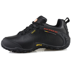 Chaussures de randonnée Ecaf Htron Eht Marron Unisexe Talon bas Respirant Antidérapant Semelle Vibram pour l'extérieur - Product Image 2
