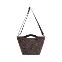 Sac fourre-tout portable Valley Vine Jacquard Flyknit à trois sangles, sac à bandoulière tendance avec sangle détachable, léger et infroissable