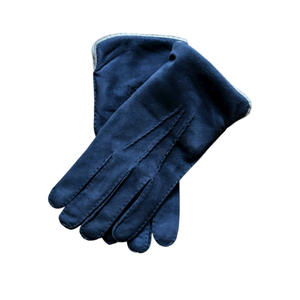Premium Durable Soft Suede Leather Cotton Lined Customizable Breathable Powder-Free Hand Gloves Heat Resistant Safety - Product Image 2