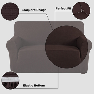 Housse de canapé jacquard design, best-seller, extensible et élastique pour canapé 3 places, idéale pour salle à manger - Product Image 4