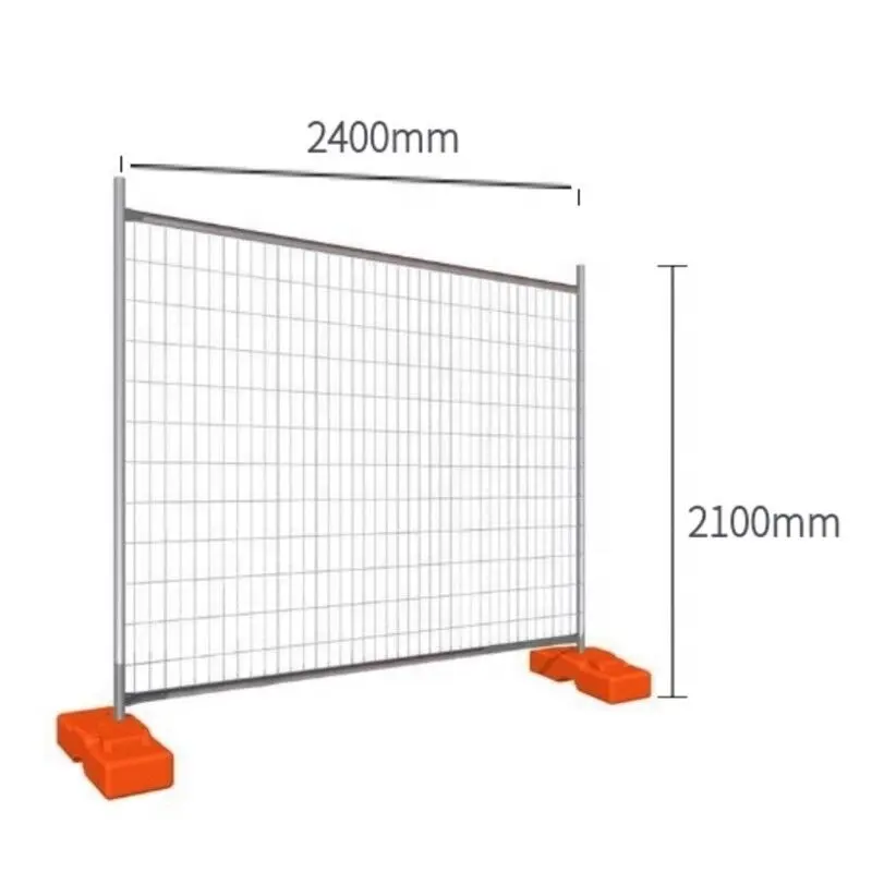 Factory 6ft Temporary Fencing Panels Welded Outdoor Temporary Fencing