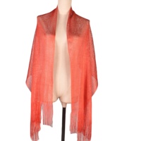 Offre Spéciale robes de soirée châles doré paillettes brillant glands fête mariage autres écharpes Hijab creux maille châle
