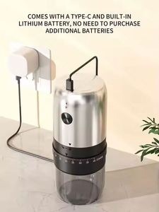 Moulin à café automatique rechargeable, moulin à grains portable - Product Image 6