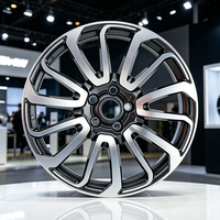 Rines de Aleación Forjados de Lujo de 20, 21 y 22 Pulgadas, 5x120, Color Gris Metálico, Directo de Fábrica, para Land Rover, BMW, Cadillac, Jaguar, Todoterreno y SUV
