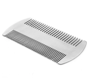 <span class=keywords><strong>Pettine</strong></span> per baffi per barba in acciaio inossidabile Edc a doppia azione in acciaio inossidabile a doppia azione per Ma - Product Image 1