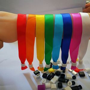 สายรัดข้อมือไนลอนโพลีเอสเตอร์แบบกำหนดเอง สายรัดข้อมือผ้าทอ สายรัดข้อมือ NFC RFID สำหรับงานเทศกาล - Product Image 2