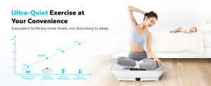 Plateforme <span class=keywords><strong>vibrante</strong></span> polyvalente en ABS pour usage domestique, conçue électromagnétiquement pour le yoga et le cardio, augmentant l'<span class=keywords><strong>efficacité</strong></span> de l'exercice - Product Image 4