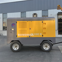 Compresseurs d'air mobiles portatifs de 25Bar pour des plates-formes de forage de mine de puits