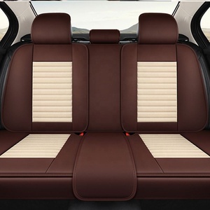 Housse de siège LumeStitch, ensemble complet en cuir, toutes saisons, ajustement professionnel, universel, confortable, intérieur de voiture haut de gamme - Product Image 2