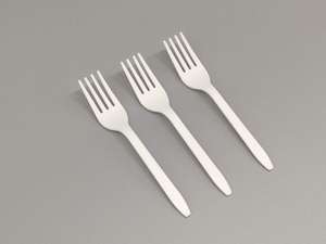Plastic Fork Plastic Fork GreenWorks Cpla Plastic Eco-Friendly White Recyclable Disposable Cutlery Tasting Plastic Fruit Pick Fork
