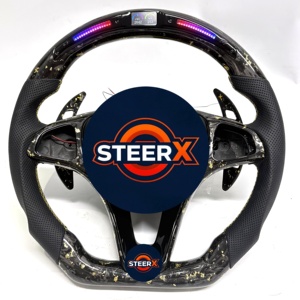 Volante de Fibra de Carbono Personalizado para AMG W205 W212 W213 W246 C292 C43 C63 E63 S65 W463 W222 C180 C200 C250 C300 - Product Image 1