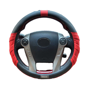 Funda de Volante de Coche 3D de Alta Calidad, Cuero Pulido Mate y Fibra de Carbono, para <span class=keywords><strong>Sparco</strong></span> Universe, para Abarth - Product Image 4