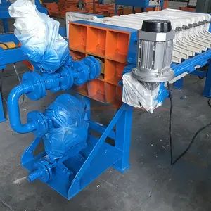 Kleine Eenmalige Plaatopening Automatische Kamerplaatfilterpersmachine Met Diafragmapomp - Product Image 4