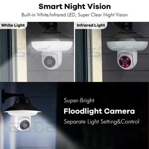 Cámara de Seguridad WiFi para Exteriores Tuya N20, 1080P, 3MP, 4MP, 5MP, IP, PTZ, Inalámbrica, con Función de Giro e Inclinación - Product Image 2