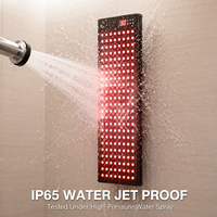 Panneau de luminothérapie rouge étanche IP65 240W à 7 longueurs d'onde AQU-240, résistant aux hautes températures, pour sauna humide et spa