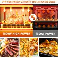 Fours de comptoir OEM en gros 25L, Fours à air chaud numériques pour cuisine, Prix usine, Ustensiles de cuisine, Four à air chaud à cuisson automatique