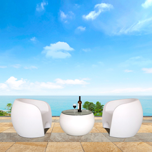 Sofá Silla Semicircular para Exteriores, Impermeable, <span class=keywords><strong>de</strong></span> Plástico PE Blanco, Sofá Individual para Piscina, Muebles <span class=keywords><strong>de</strong></span> Exterior, Silla para Bodas, Silla para Cafetería, Bar, Cafetería - Product Image 5