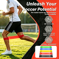 Bandes de Résistance Personnalisables avec Logo, en Latex, pour Entraînement de Football, Accessoires d'Exercice, Bandes de Résistance Sportives
