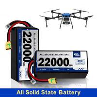 Dronlar için Pil 22000mah 6S 23.7V 22Ah 300Wh/kg Tamamen Katı Hal Lipo Pil Tarım Dronu için