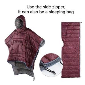 <span class=keywords><strong>Prix</strong></span> usine Portable Étanche Poncho Chaud Cape Cape Camp Couette Portable Sac De Couchage pour Camping En Plein Air Voyager - Product Image 4