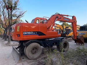 Excavadora de ruedas Doosan 150 Original de Corea en buen estado, excavadora de ruedas usada de 15 toneladas, excavadora de ruedas usadas a la venta - Product Image 4