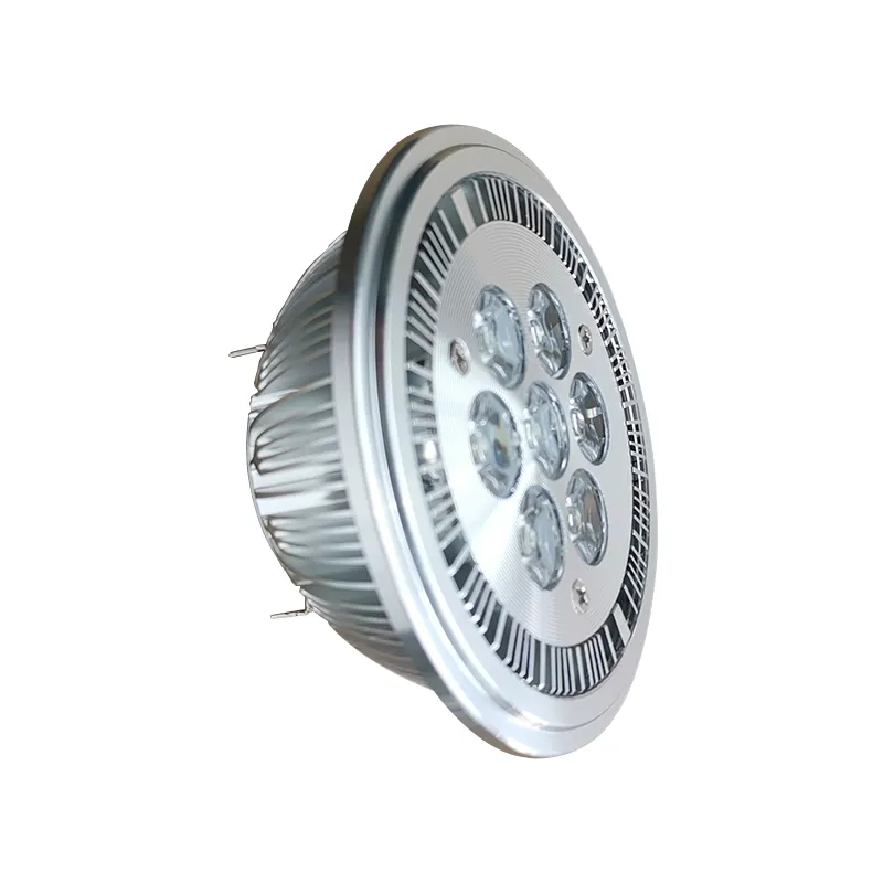 أدى AR111 G53 GU10 E26 E27 AC12-24V مصباح LED عالي الطاقة spotlig التجارية إضاءة مصباح داخلي