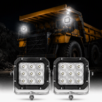 Luz de Trabajo LED con Certificación E-mark, CE y RoHS, 90W, 7200LM, IP69K - ISO 9227, Resistente a la Salinidad, para Vehículos Comerciales