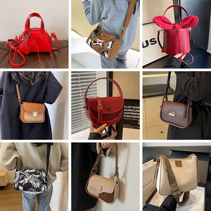 Brand new fashionable women's classic printed crossbody bag shoulder bag handbag style randomly shipped