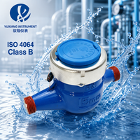 Meteran Air Mekanis Pintar IP68 Bersertifikat ISO CE Pointer Itron Flow Meter Alat Ukur Rumah Tangga Alat Pengukur Tembaga