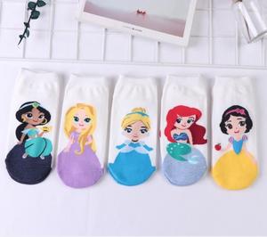 Calcetines tobilleros Harajuku con dibujos animados para mujer, de algodón, Kawaii, <span class=keywords><strong>gato</strong></span>, novedad - Product Image 4