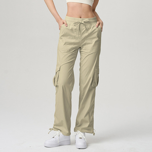 Women's Winter Floral Outdoor Running Formal Work Pants Light Quick-Drying Anti-Pilling Multi-Pocket <strong>Harem</strong> <strong>Trousers</strong> Flat Front - Product Image 2