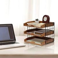 Organisateur de bureau à l'école et à domicile support de rangement de tournevis en acier avec fil de câble panier en métal bureau ordinateur organisateur de Table