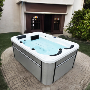 Jacuzzi Exterior con Sistema Balboa, <span class=keywords><strong>Spa</strong></span> de Lujo para Masajes, Bañera de Hidromasaje para Jardín o Villa - Product Image 2