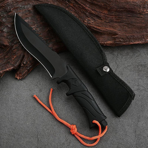 Cuchillo recto de acero inoxidable de alta dureza, cuchillo para frutas para exteriores, cuchillo para senderismo, mini cuchillo portátil de autodefensa, viene con un - Product Image 1