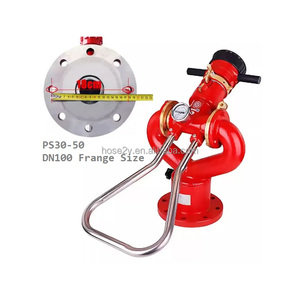 Cañón de Agua Rotatorio Ajustable TOWAY, <span class=keywords><strong>Monitor</strong></span> de Incendios de 20W/30W/40W/50W, Aleación de Aluminio/Acero Inoxidable, Tipo de Brida de Entrada, 8 bar - Product Image 3