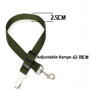 US LOCAL STOCK Hiphoppet Hochwertige langlebige Haustier Katze Hund Fahrzeug Leine Nylon verstellbarer Autos itz Hund Sicherheits gurt Hund Auto Leine - Product Image 5