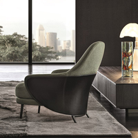 Fauteuil inclinable avec ottoman, nouveau design, en tissu et cuir, pour la maison, le bureau, la chambre à coucher, le salon