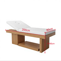 Weiße Tragbare Massageliege für Gesichts-/Wimperntherapie Modernes Holz-Eisen-Design Verstellbare Rückenlehne Hochdichte Polsterung für Wohnzimmer und Hotel