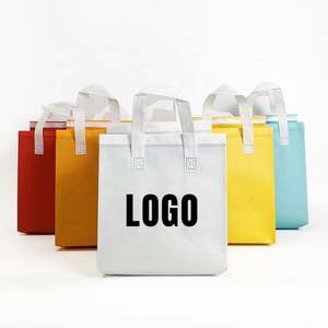 Sac isotherme jetable portable promotionnel en non-tissé pour courses et shopping - Product Image 6