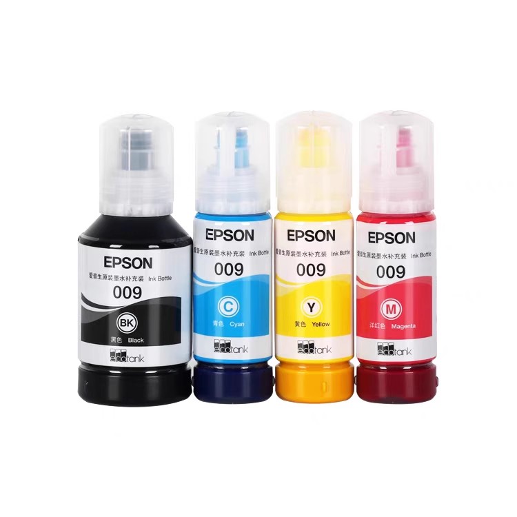 Оригинальный Комплект для заправки чернил для Epson 009 для моделей L6498 L6578 L6468L5158 L6558 l158