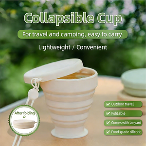 Best Seller Foldable Sports Mug BPA-Free <strong>Collapsible</strong> Travel <strong>Cup</strong> for Coffee - Product Image 1